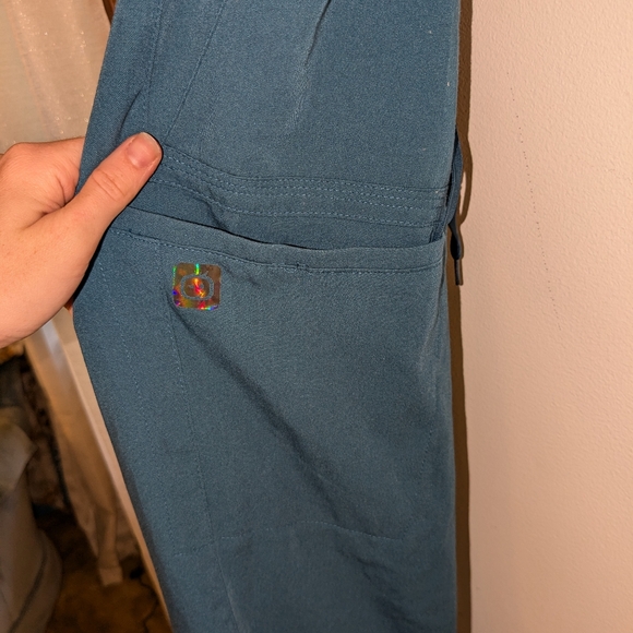 XS blue wonderwink scrub bottoms - Picture 5 of 5